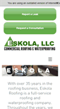 Mobile Screenshot of eskolaroofing.com